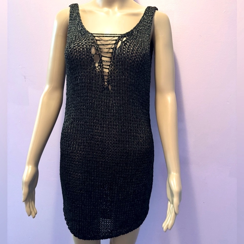Brand New Diesel Black Gold Knit Dress